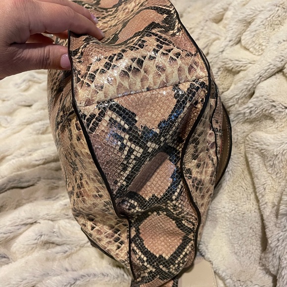 COACH Kristin embossed python leather hobo bag - Picture 7 of 16